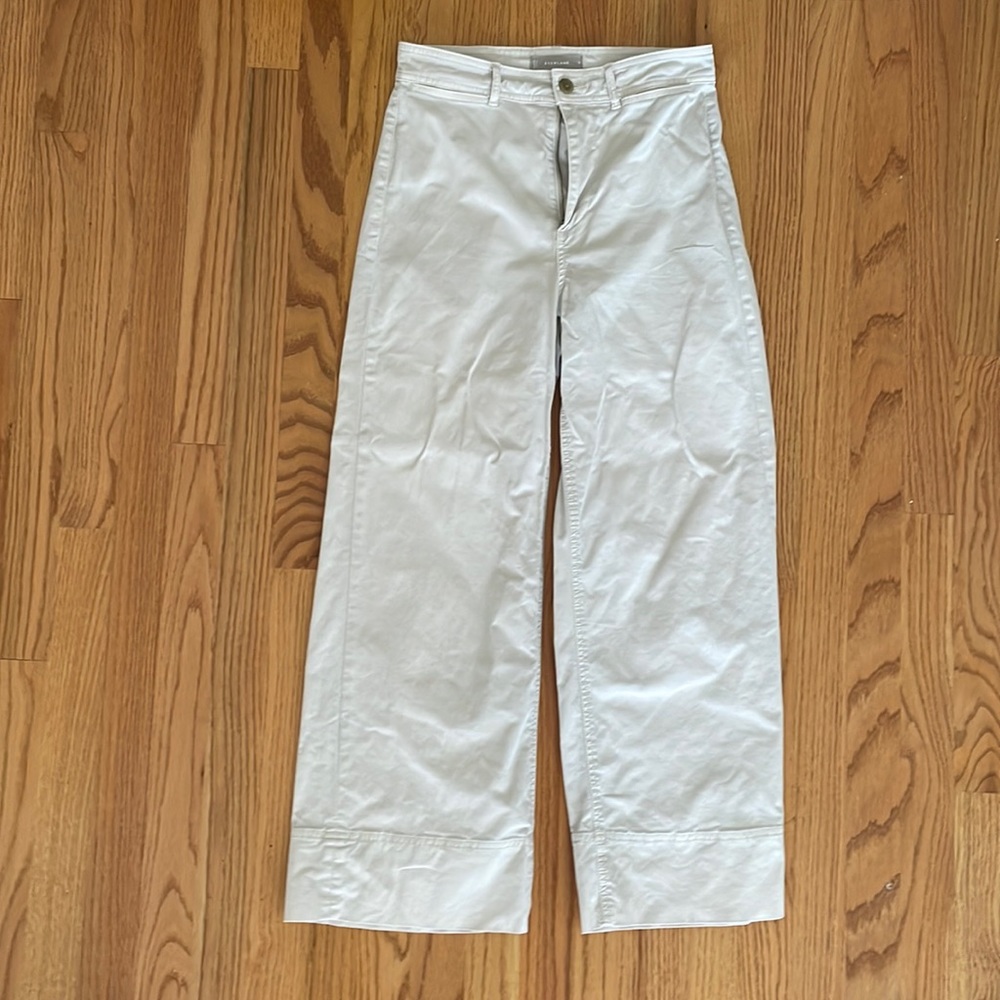 Everlane loose fit cropped pants